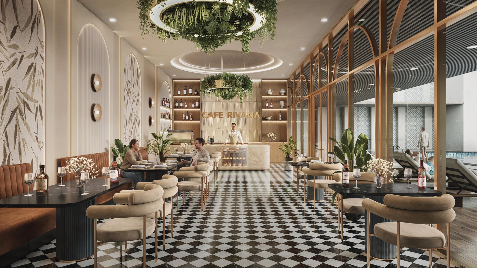 Café Rivana social space