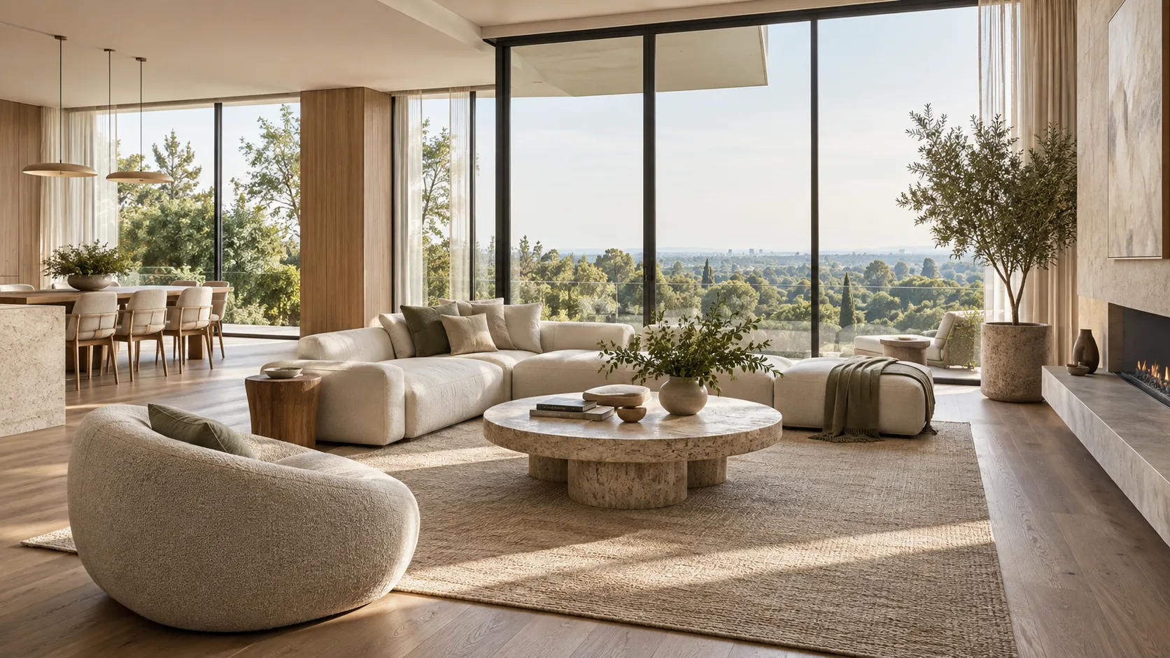 Representational premium contemporary apartment interior